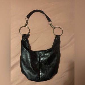 Black shoulder bag